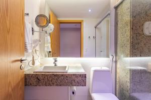 Koupelna v ubytování Cullinan Brasilia - Fabuloso apt da REDE PREMIUM 13º andar + 10 fotografií