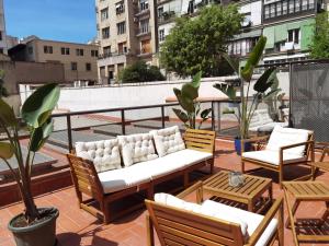 מרפסת או טרסה ב-Casa Luxe Suites Barcelona