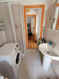 Koupelna v ubytování Casa Alessandra