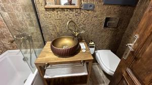 Koupelna v ubytování Flu Alaçatı Tiny House Otel + 22 fotografií