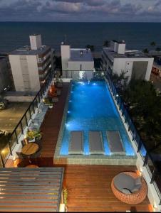 Πισίνα στο ή κοντά στο GET ONE - Flat em João Pessoa a poucos passos do mar