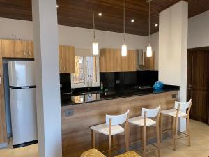 Kuchyň nebo kuchyňský kout v ubytování Shmees