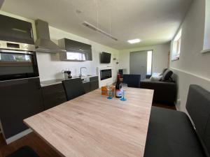 Kuchyň nebo kuchyňský kout v ubytování Apartment Business + 4 fotografie
