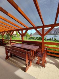 Balkon lub taras w obiekcie Havasi Üdülőház
