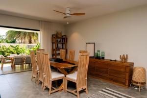 Гостиная зона в Appartement moderne de 3 chambres avec jardin près de la plage