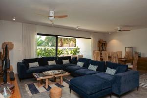 Гостиная зона в Appartement moderne de 3 chambres avec jardin près de la plage