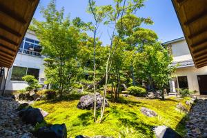 Zahrada ubytování Ryokan Marumo