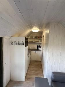 A cozinha ou kitchenette de Maringotka u lesa