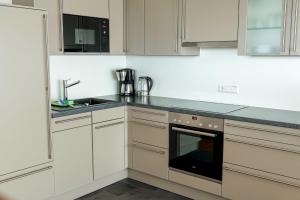 Kuchyň nebo kuchyňský kout v ubytování Mittagspitze