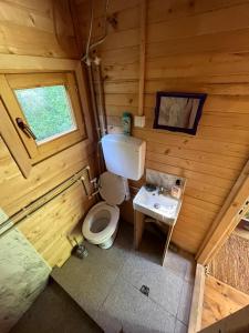 Koupelna v ubytování Matesevo guest hauses
