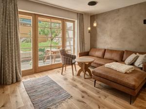 Posezení v ubytování Chalets Huber