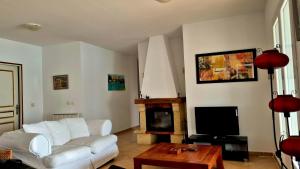 TV a/nebo společenská místnost v ubytování Villa L'Alivu