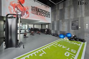 Fitness centrum a/nebo fitness zařízení v ubytování 7 By Aurora 202
