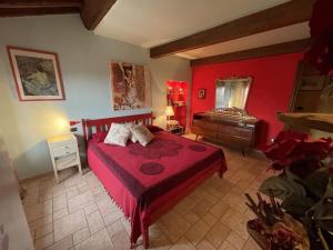 Katil atau katil-katil dalam bilik di Il Borgo Charming House