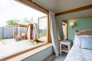 Katil atau katil-katil dalam bilik di The Lodge at Leigh