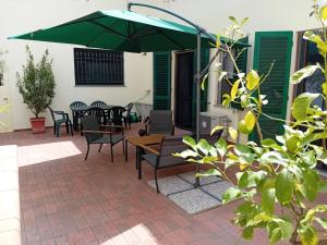 Patio nebo venkovní prostory v ubytování Casa Olimpia