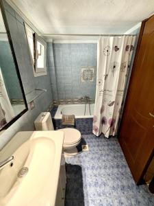 Koupelna v ubytování Mina Apartments 3 Nea Kallikrateia