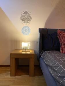 A bed or beds in a room at Golem