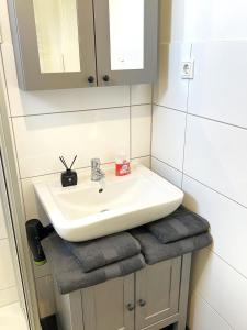 Koupelna v ubytování Nobelapartment zum Wohlfühlen