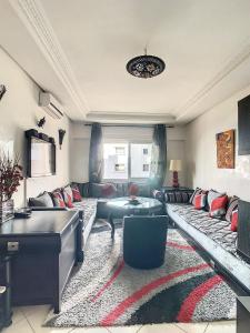 Χώρος καθιστικού στο Quiet, central apartment with loggie