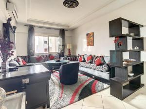 Χώρος καθιστικού στο Quiet, central apartment with loggie