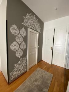 A bed or beds in a room at Golem