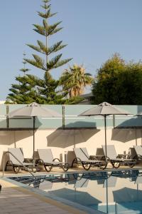 The swimming pool at or close to Athina Beach Hotel