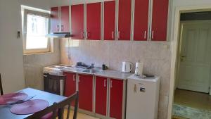 O bucătărie sau chicinetă la Apartman ROMA +7 fotografii