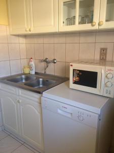 Η κουζίνα ή μικρή κουζίνα στο Csalogány Vendégház