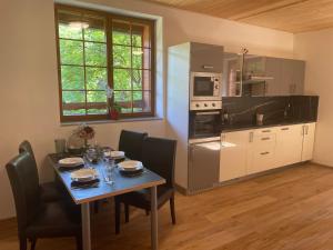 Kuchyň nebo kuchyňský kout v ubytování Apartmány Telnice - Medorhof + 37 fotografií