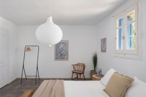 Postel nebo postele na pokoji v ubytování Bougainvillea Comfort Villa Mykonos + 44 fotografií