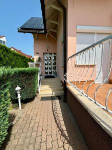 Balkón alebo terasa v ubytovaní Vanessa apartman Siófok