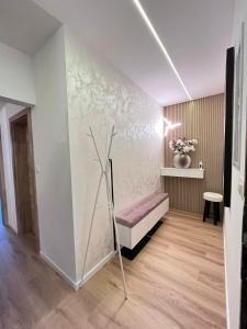 Postel nebo postele na pokoji v ubytování SiestaKey Apartmán 14