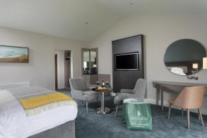 TV a/nebo společenská místnost v ubytování Connemara Coast Hotel