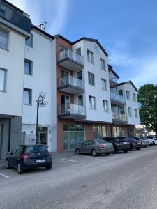 Budynek, w którym mieści się apartament