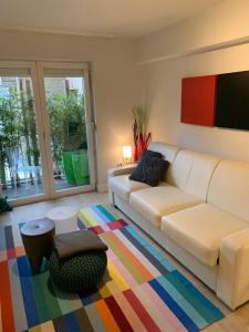 Ein Sitzbereich in der Unterkunft Superbe appartement digue vue mer