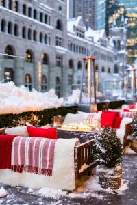 Montreal Marriott Chateau Champlain durante o inverno