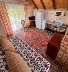 Kuchyň nebo kuchyňský kout v ubytování Podsolnukhi Guest House