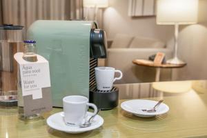 Brasil 21 Convention Affiliated by Meliá的咖啡和沏茶工具