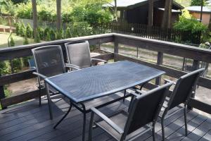 Balcone o terrazza di Domek nad Jeziorem Kaszuby max 6 os