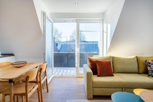 Posezení v ubytování Apartment am Deich 04