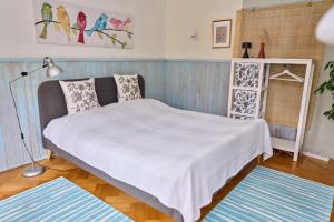 Posteľ alebo postele v izbe v ubytovaní Meine Zeit Ferienwohnung