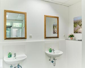 Koupelna v ubytování Schwanthaler Hof