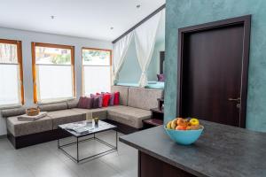 Posezení v ubytování Naturchalets 7 Sentidos