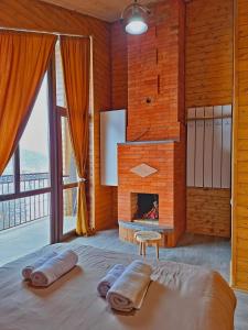 Voodi või voodid majutusasutuse The Grand Hotel Bakuriani toas