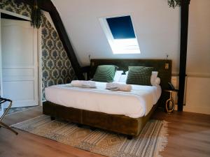 Château Camiac客房内的一张或多张床位