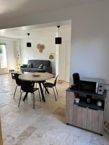 Dapur atau dapur kecil di Petit coin tranquille