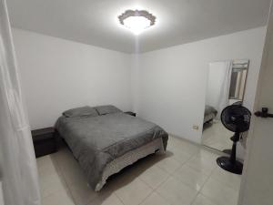 Postel nebo postele na pokoji v ubytování Apartaestudios piedra pintada