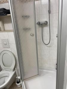 Koupelna v ubytování Moderne Wohnung in St Englmar