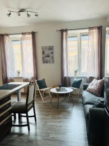 Posezení v ubytování Apartmá Luxura